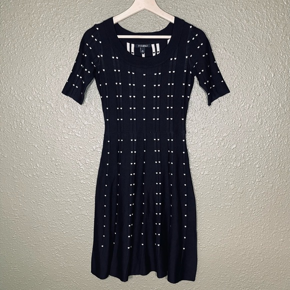 NWT ROZ & ALI Fit & Flare Sweater Dress - Picture 2 of 9